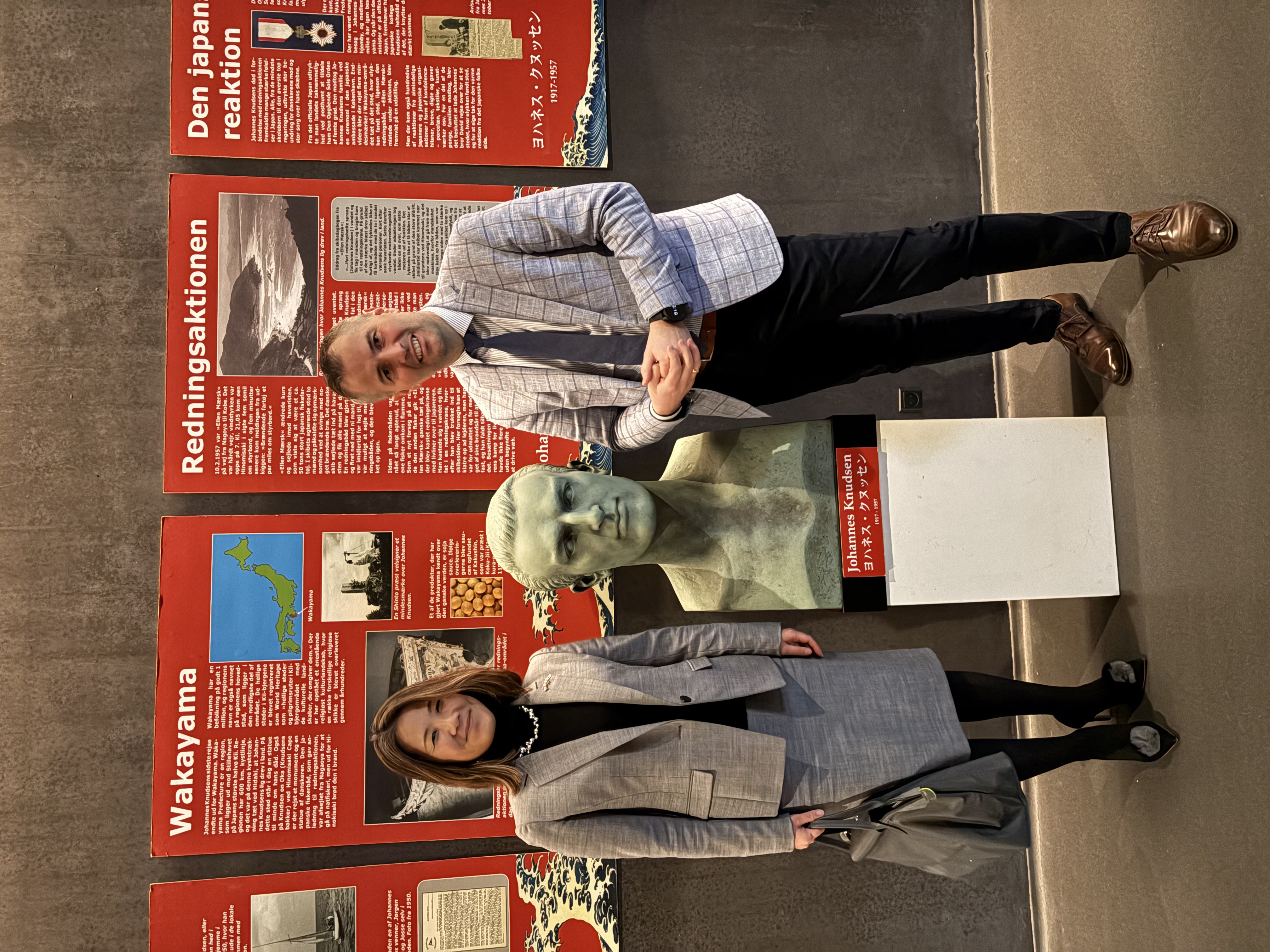 Borgmester Jon Andersen og Junko Sato