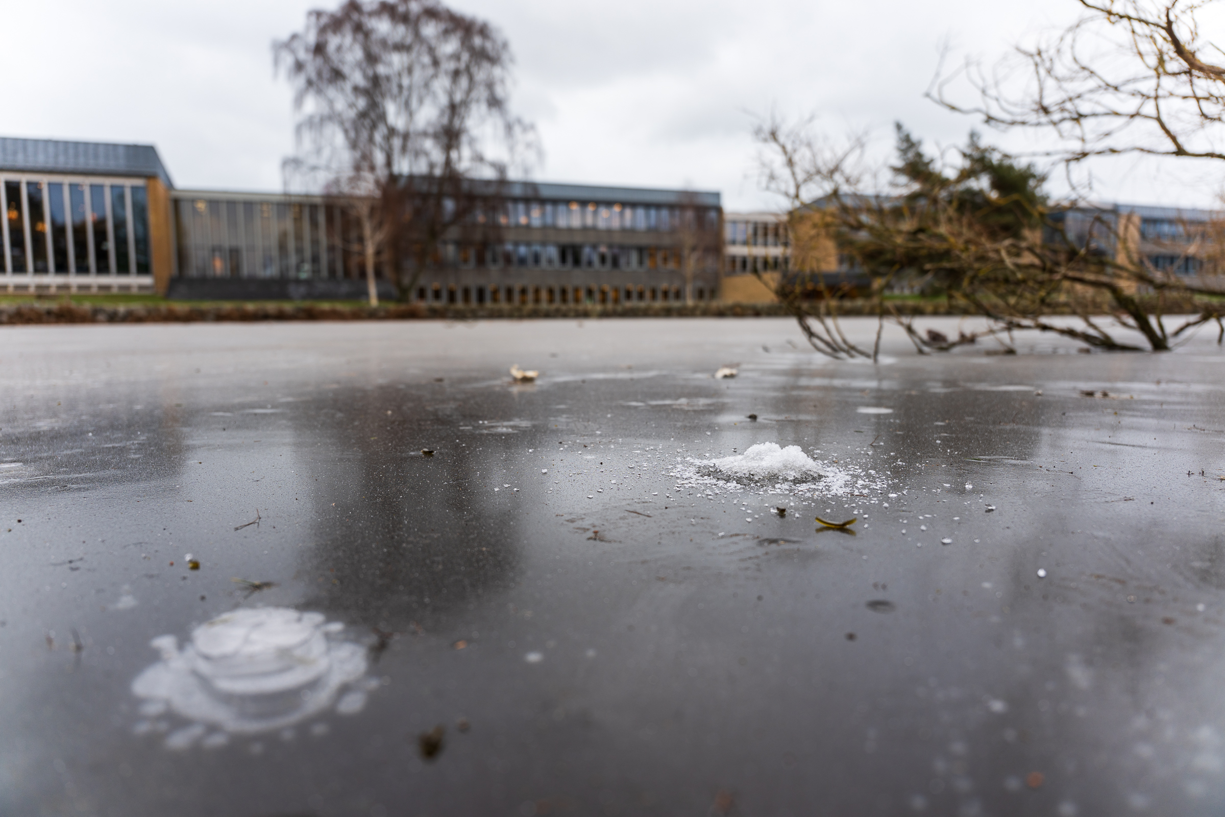 Knust is på overfladen efter boreprøve